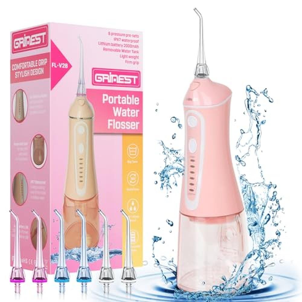 Water Dental Flosser: Grinest Cordless Water Dental Pik – Front View