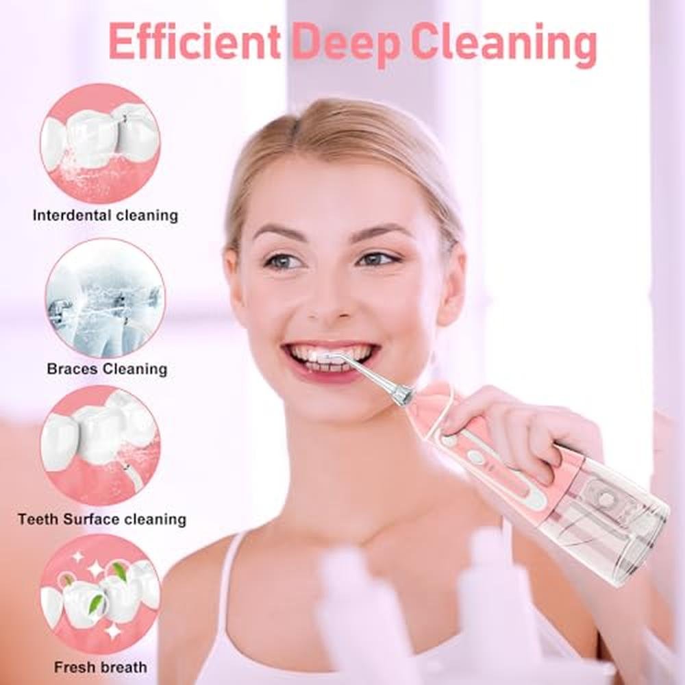 Water Dental Flosser: Grinest Cordless Water Dental Pik – Side View