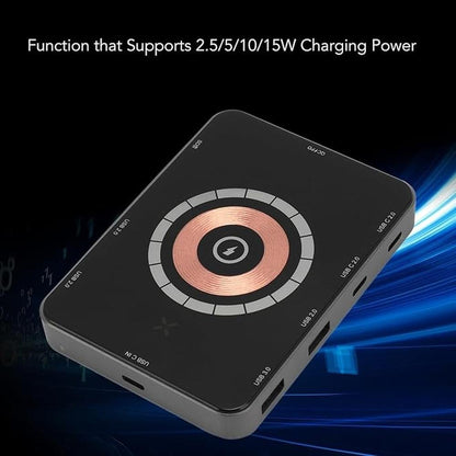 USB C Hub: USB C Hub Multiple Adapter with 1 USB3.0 Ports – In Use