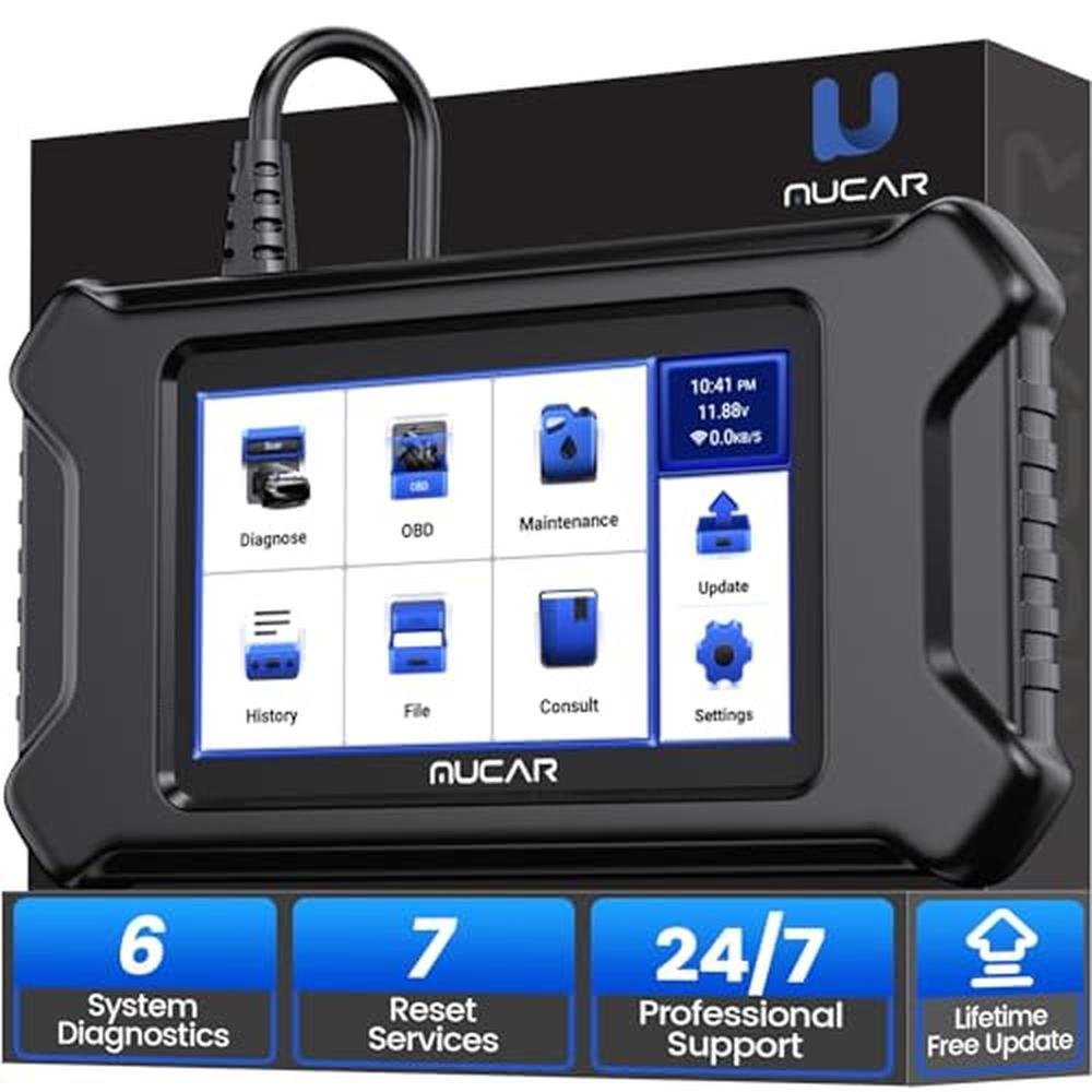 MUCAR CS6 OBD2 Scanner Diagnostic Tool – Front View