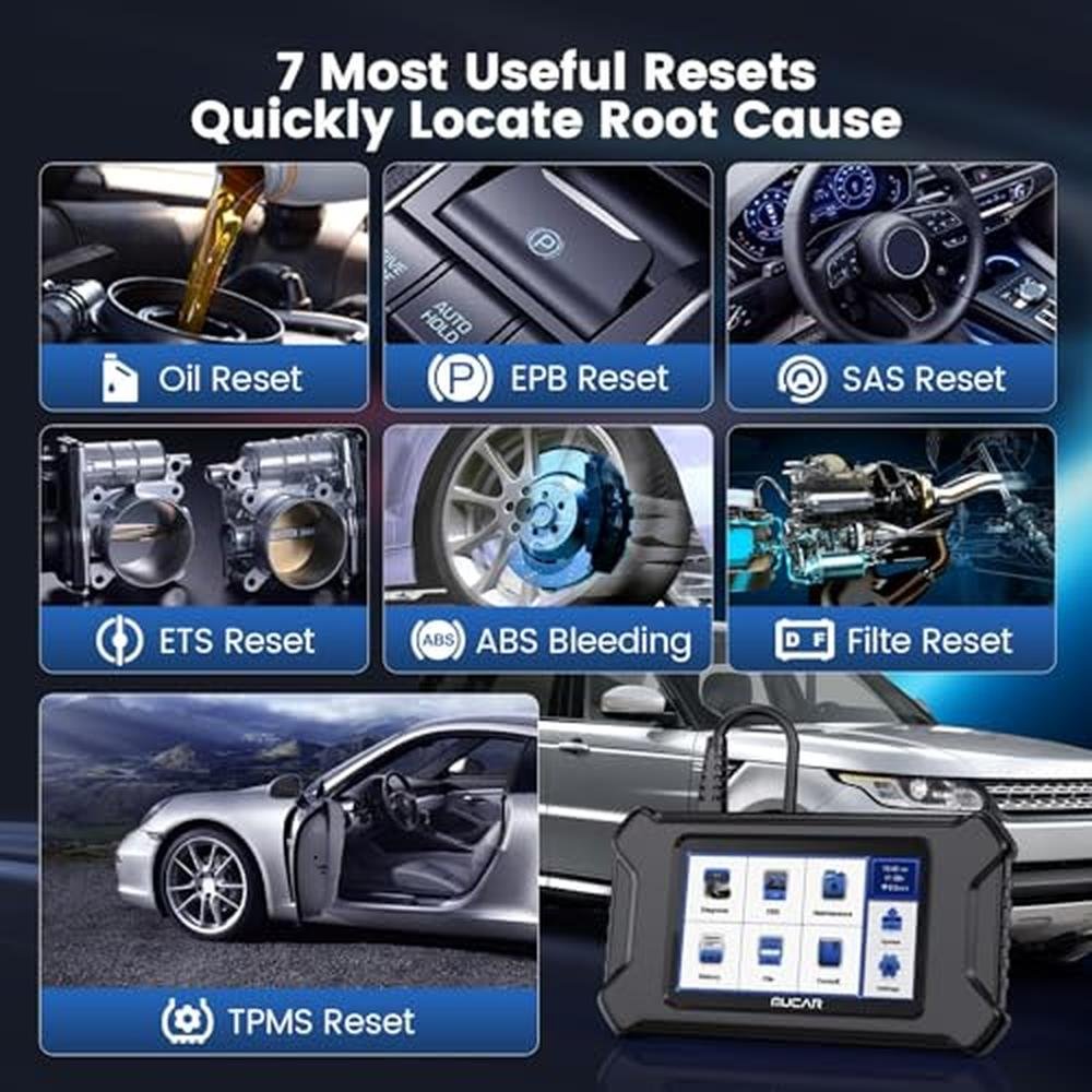 MUCAR CS6 OBD2 Scanner Diagnostic Tool – Close-up Detail