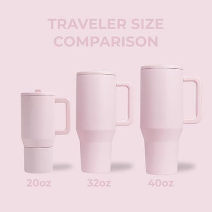 HydroJug Traveler: 40 oz Insulated Stainless Steel Water – In Use
