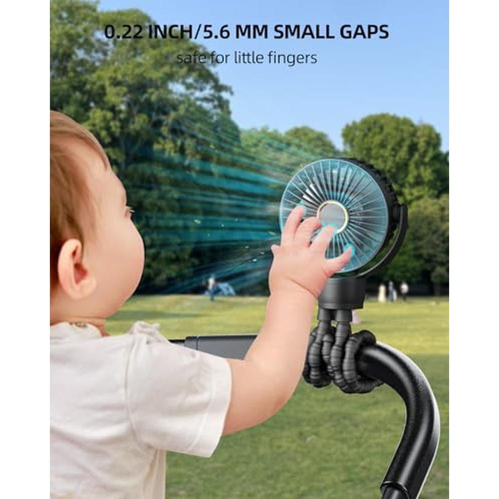 Fan Fans: KIDEE Mini Stroller Fan Portable Battery Operated – Packaging