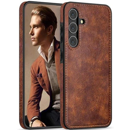 Galaxy S24 Plus Case: LOHASIC Premium Leather Luxury – Front View