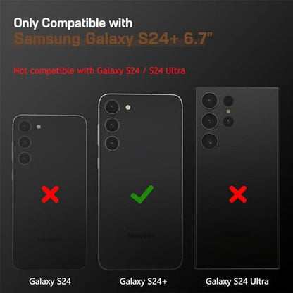 Galaxy S24 Plus Case: LOHASIC Premium Leather Luxury – Side View
