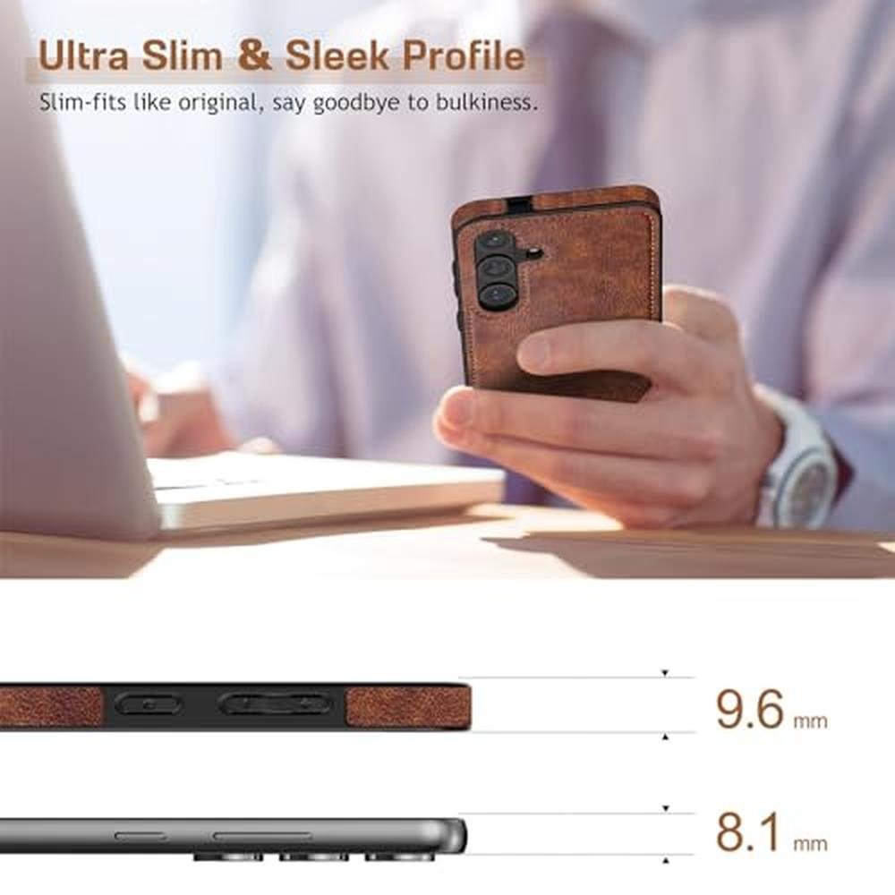 Galaxy S24 Plus Case: LOHASIC Premium Leather Luxury – In Use
