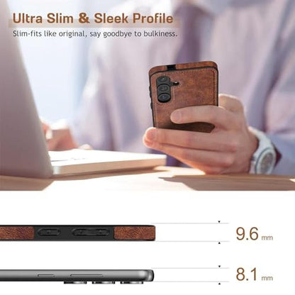 Galaxy S24 Plus Case: LOHASIC Premium Leather Luxury – In Use