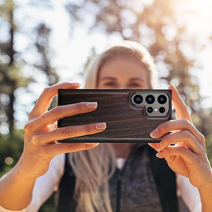 Wood Case: Carveit Galaxy S24 Ultra Natural Wood Black Soft – Packaging