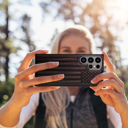 Wood Case: Carveit Galaxy S24 Ultra Natural Wood Black Soft – Packaging