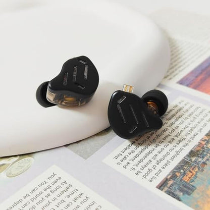 Zax Headphone: KZ Zax In-Ear Monitor 16-Unit HiFi Noise – Side View