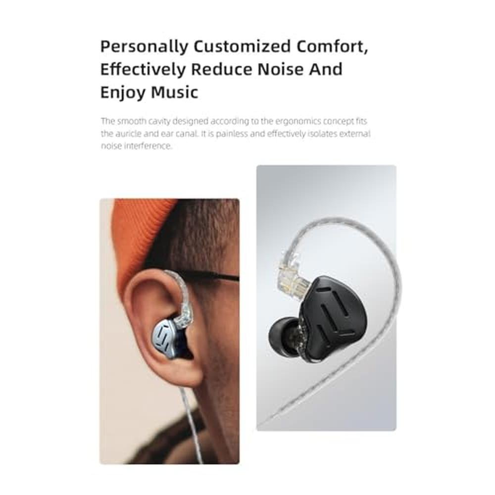 Zax Headphone: KZ Zax In-Ear Monitor 16-Unit HiFi Noise – Packaging