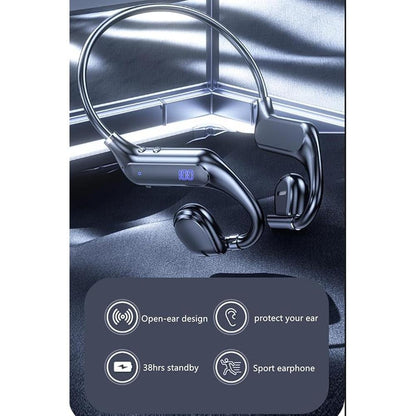 Bone Conduction Headphones Bluetooth Open Ear Earphones – Close-up Detail
