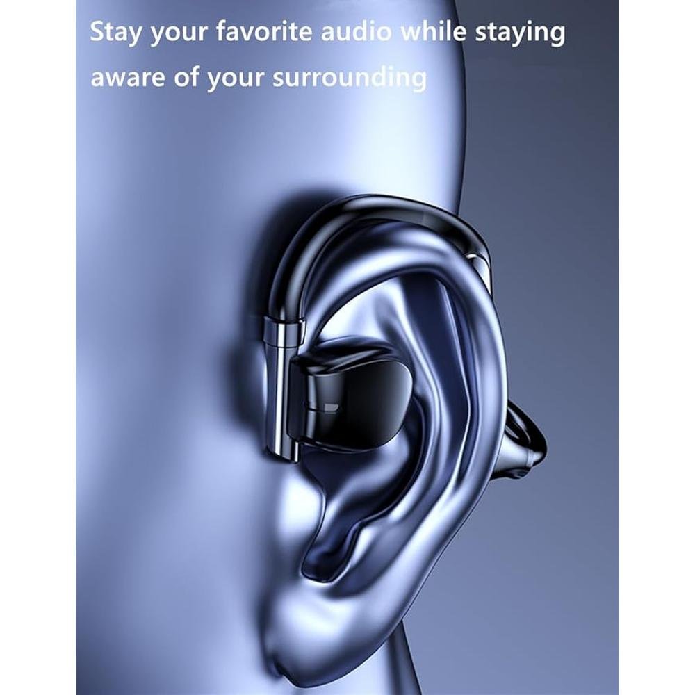 Bone Conduction Headphones Bluetooth Open Ear Earphones – In Use