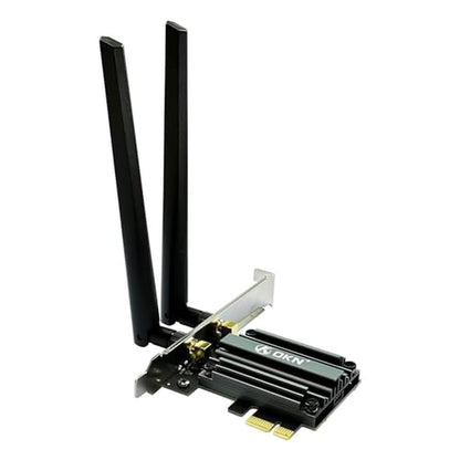 WiFi 7 PCIE Card: OKN BE200 Tri-Band 4K QAM 320MHz – Front View