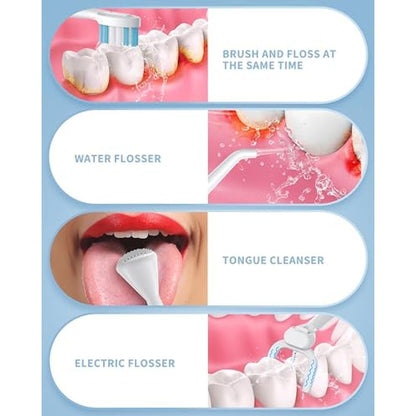 Toothbrush Water: Duolosy Electric Toothbrush with Water – Side View