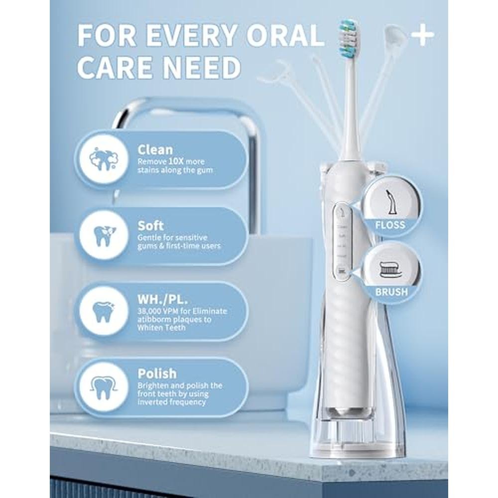 Toothbrush Water: Duolosy Electric Toothbrush with Water – Close-up Detail