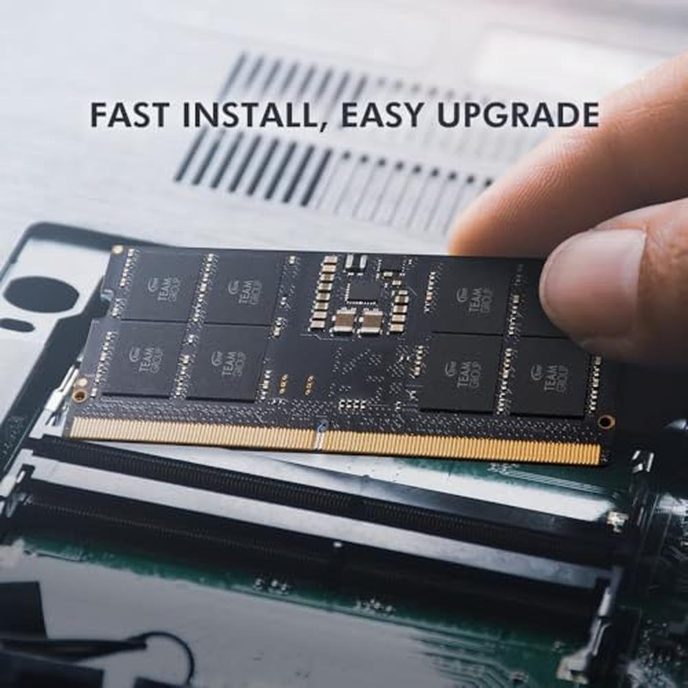 TeamGroup Elite: TeamGroup Elite SODIMM DDR5 16GB 2x8GB – Close-up Detail