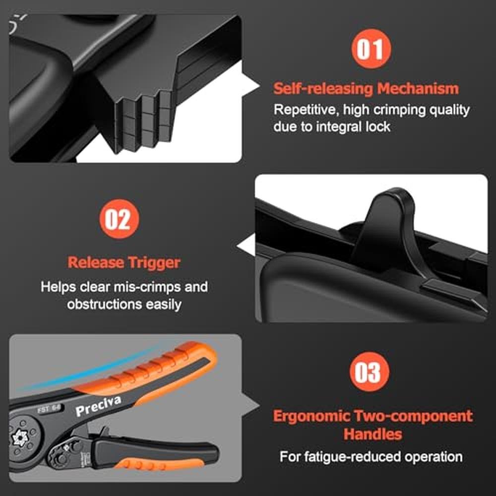 Crimping Tool: Preciva Hexagonal Ferrule Crimping Tool AWG – Packaging