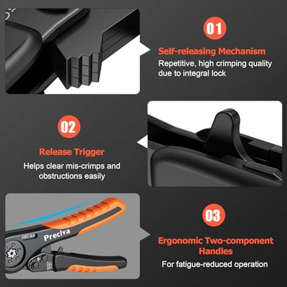 Crimping Tool: Preciva Hexagonal Ferrule Crimping Tool AWG – Packaging