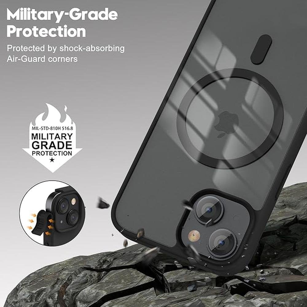 oakxco for iPhone 13 Case Clear Magnetic Compatible with – Close-up Detail