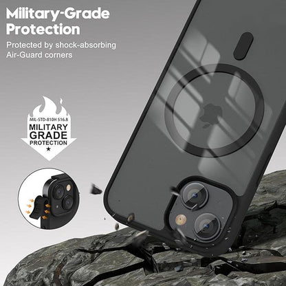 oakxco for iPhone 13 Case Clear Magnetic Compatible with – Close-up Detail