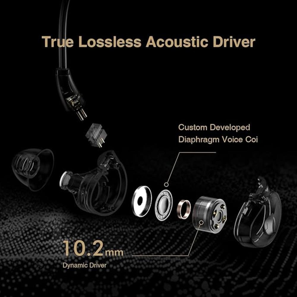 NHB15 USB C Earphones in-Ear Earbuds with DAC True Lossless – Packaging