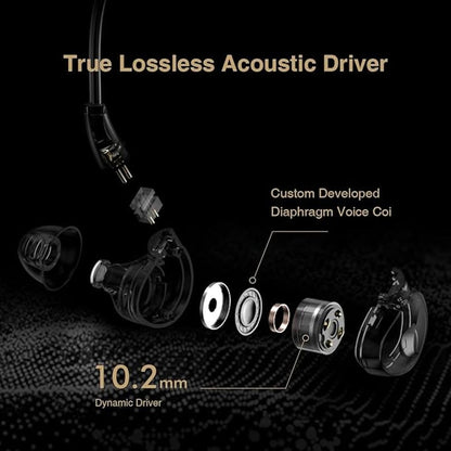 NHB15 USB C Earphones in-Ear Earbuds with DAC True Lossless – Packaging