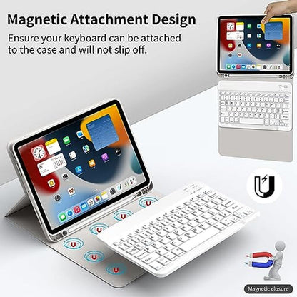 Keyboard iPad: GKABXY Detachable Bluetooth Wireless – In Use
