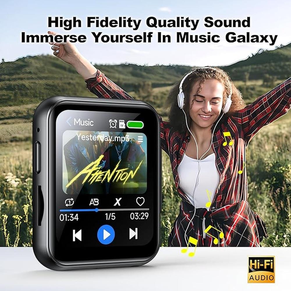 Player MP3: Premium High-End MP3 Player with 128GB TF Card – Packaging