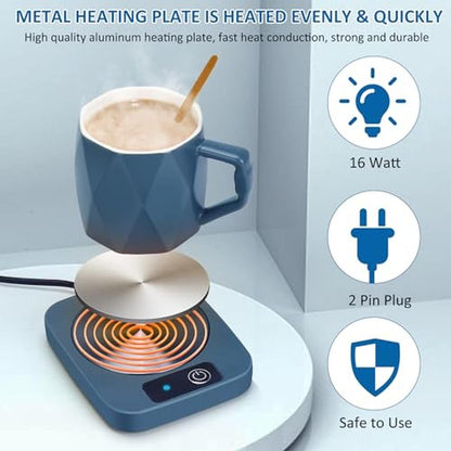 Coffee Warmer: AZFUNN Desk Coffee Mug Warmer with Ceramic – Close-up Detail