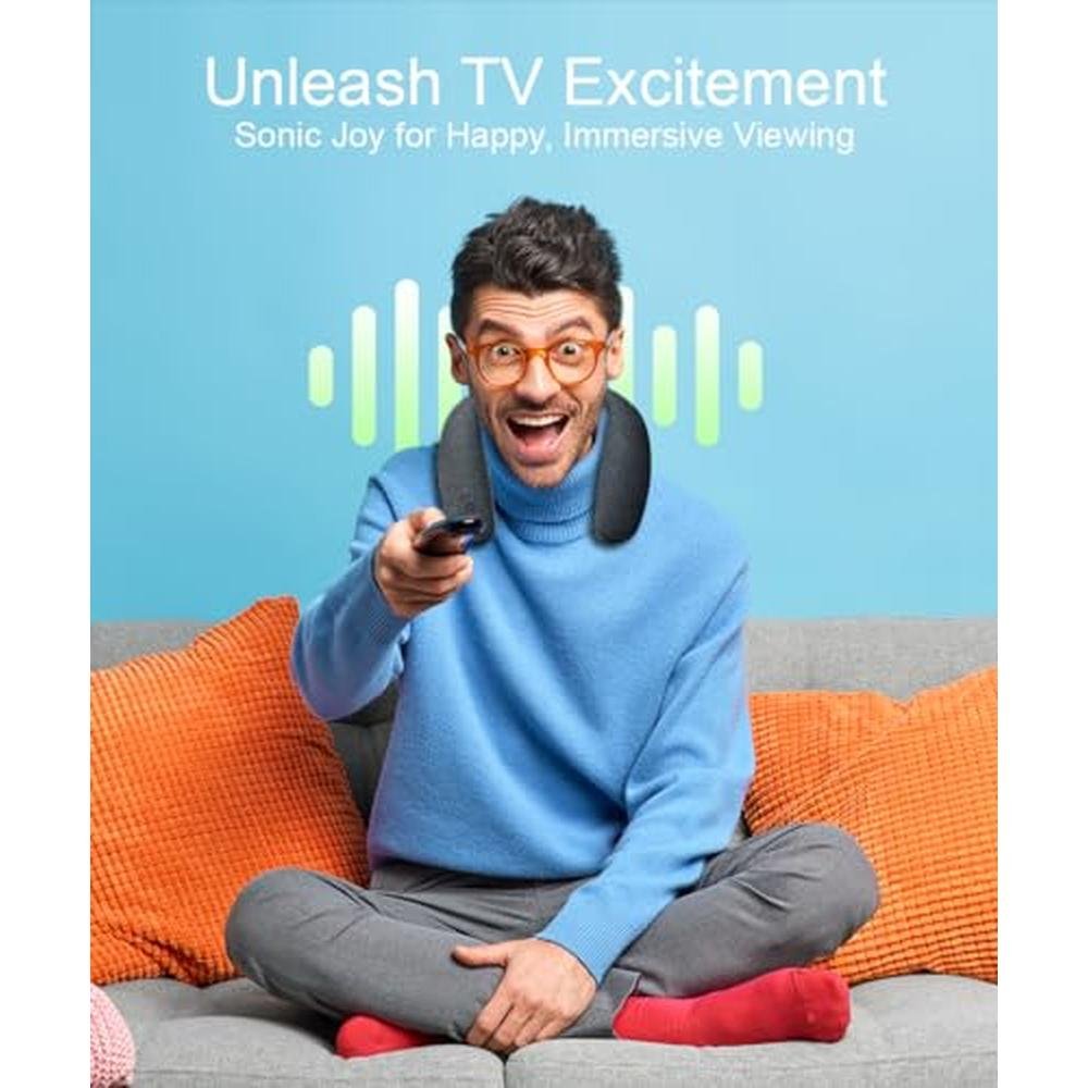 HomeSpot Wireless Neckband Speaker – In Use