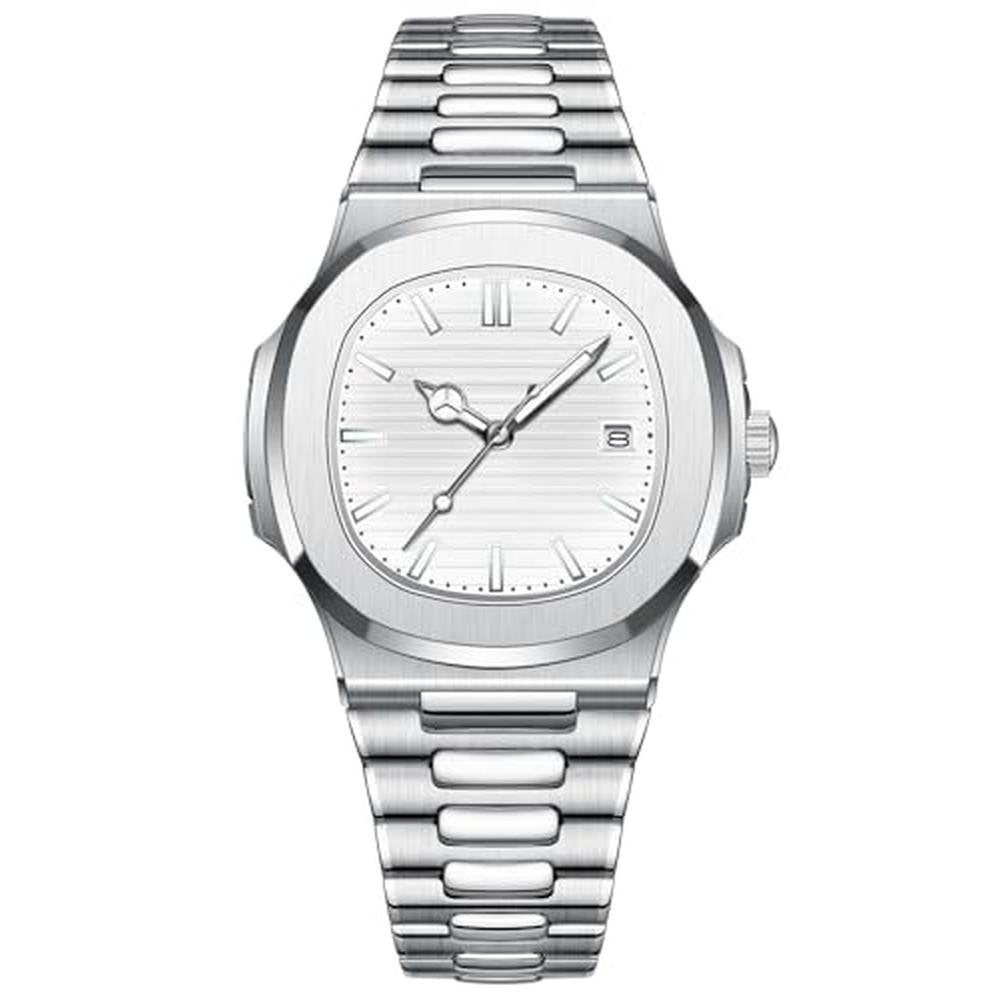 Men Quartz: Premium Quartz Movement Watch – Front View