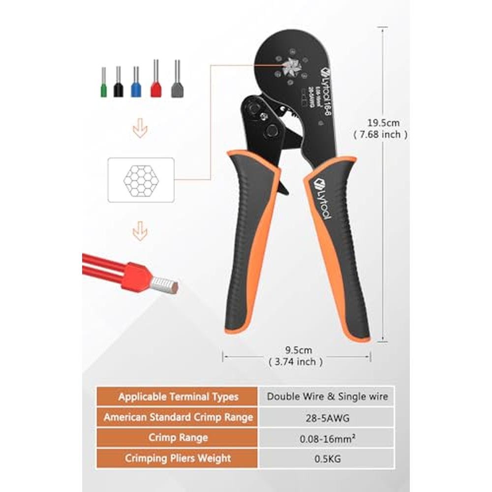 Crimper Lytool: Lytool Ferrule Crimping Tool Kit Hexagonal – In Use