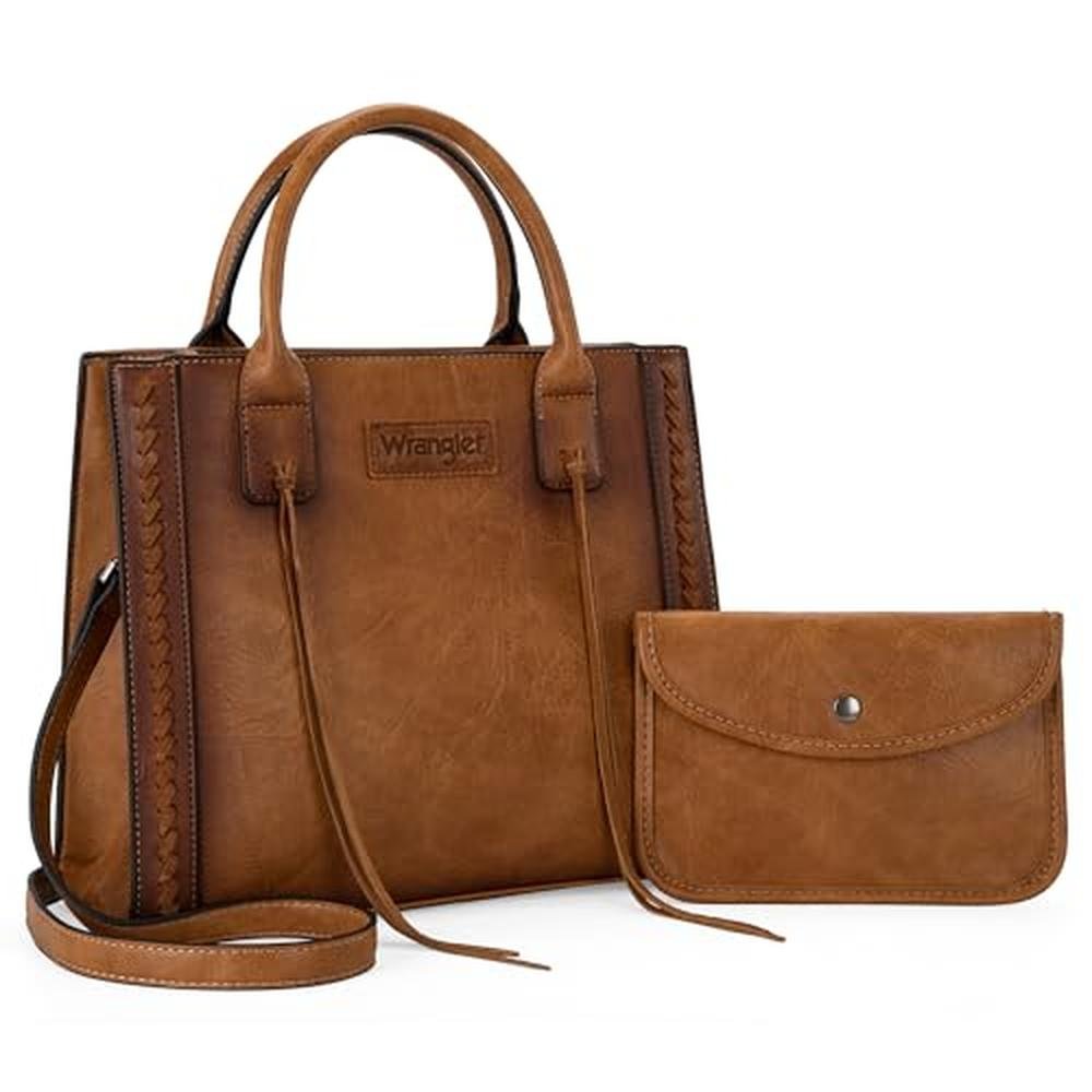Purse Wrangler: Wrangler Tote Bag for Women Western Purse – Front View