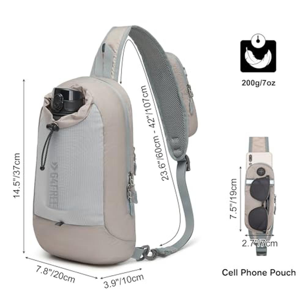 G4Free Sling Bag: Premium RFID Blocking Crossbody Backpack – In Use