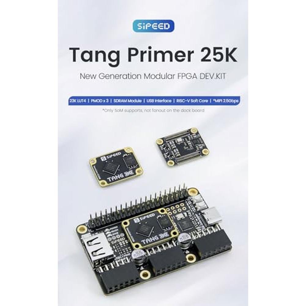 25k youyeetoo: Sipeed Tang Primer 25K Dock FPGA Development – Side View