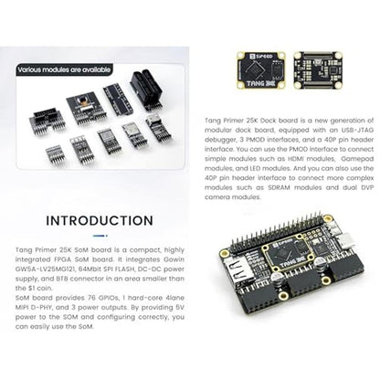 25k youyeetoo: Sipeed Tang Primer 25K Dock FPGA Development – Close-up Detail