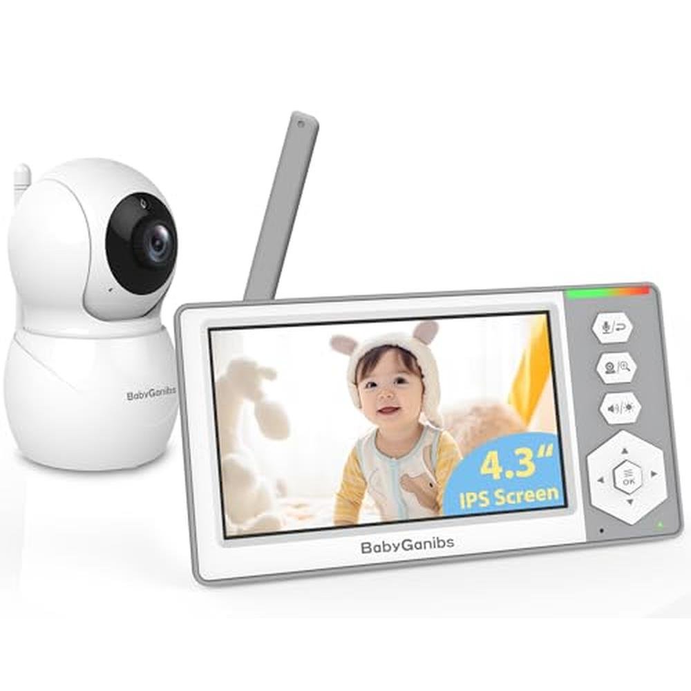 Baby Ganibs 4.3'' Video Baby Monitor with Long Range – Front View