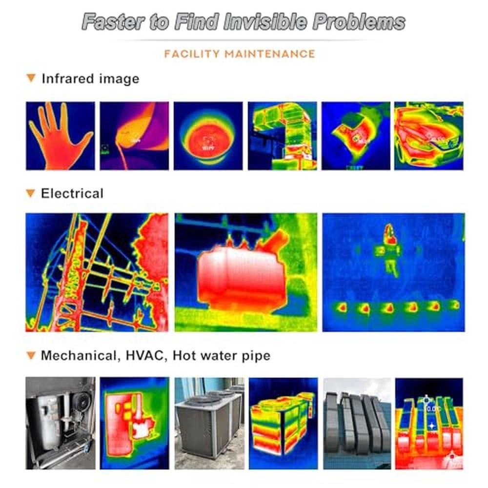 Thermal Camera 256X192 IR Resolution HT-203U Thermal Imager – Side View