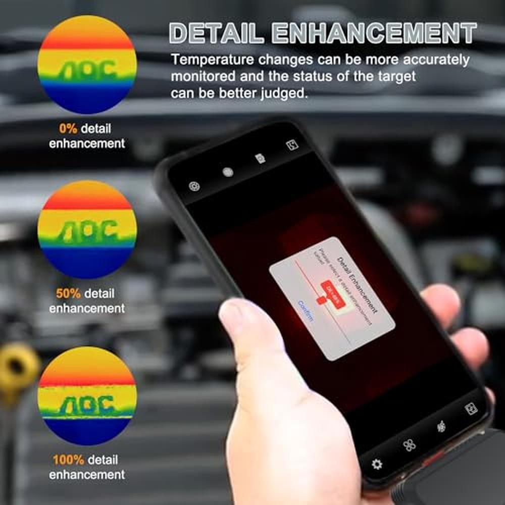 Thermal Camera 256X192 IR Resolution HT-203U Thermal Imager – In Use