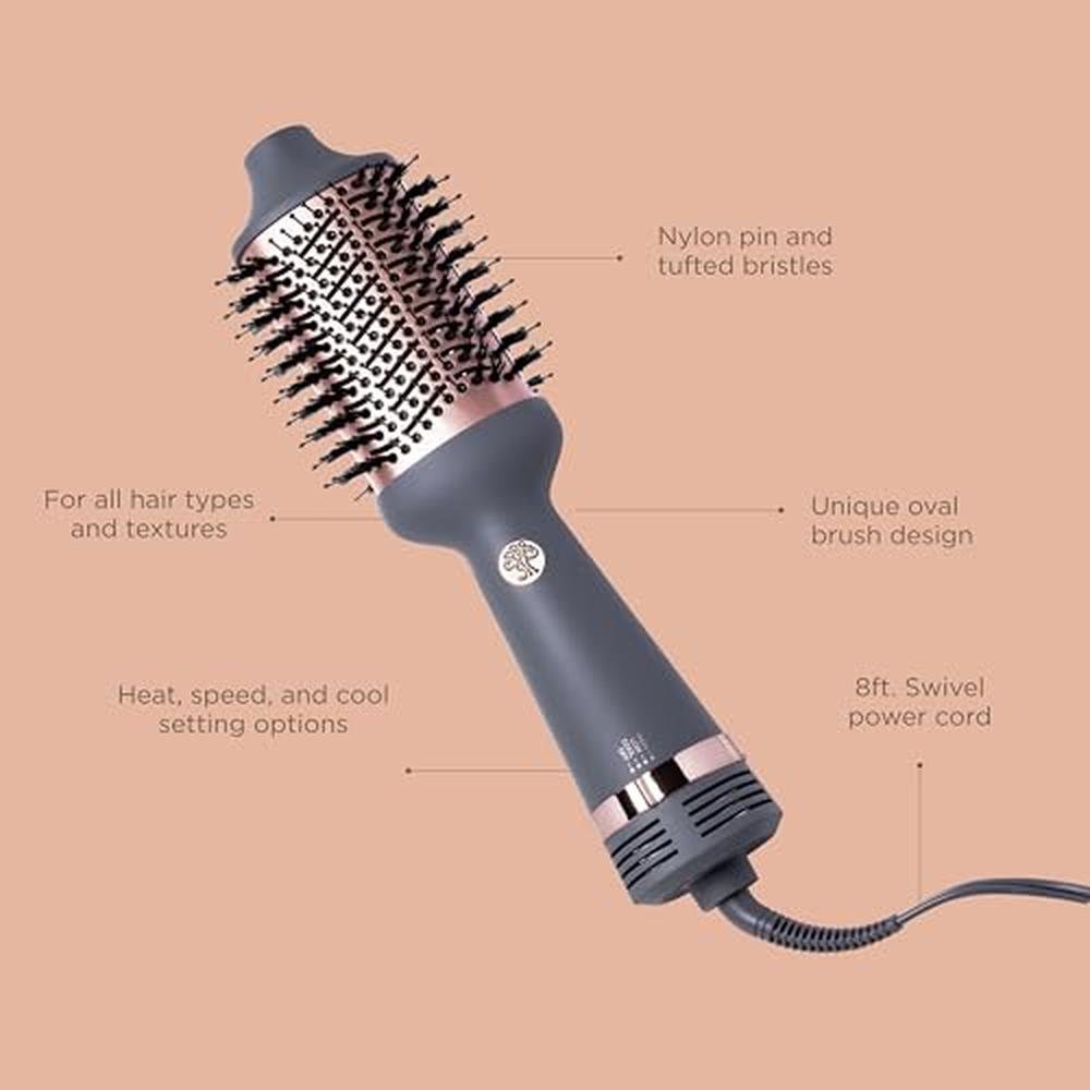 Brush Hair: Hairitage Volumizing One Step Blow Dry Brush – Close-up Detail