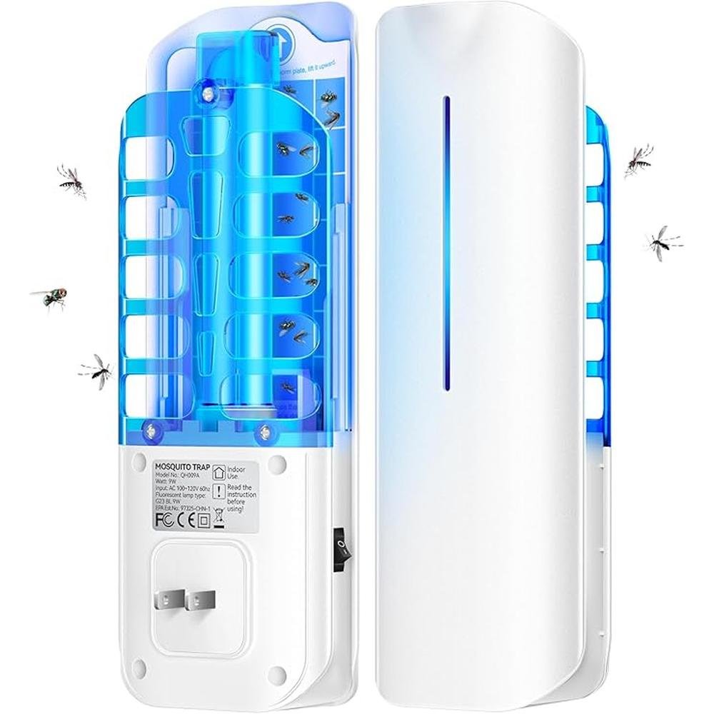Flying Insect Trap: BURLAN Plug-in Mosquito Bug Zapper – Front View