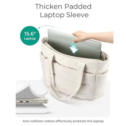 Bag Tote: BAGSMART Tote Bag for Women Lightweight Puffy – In Use