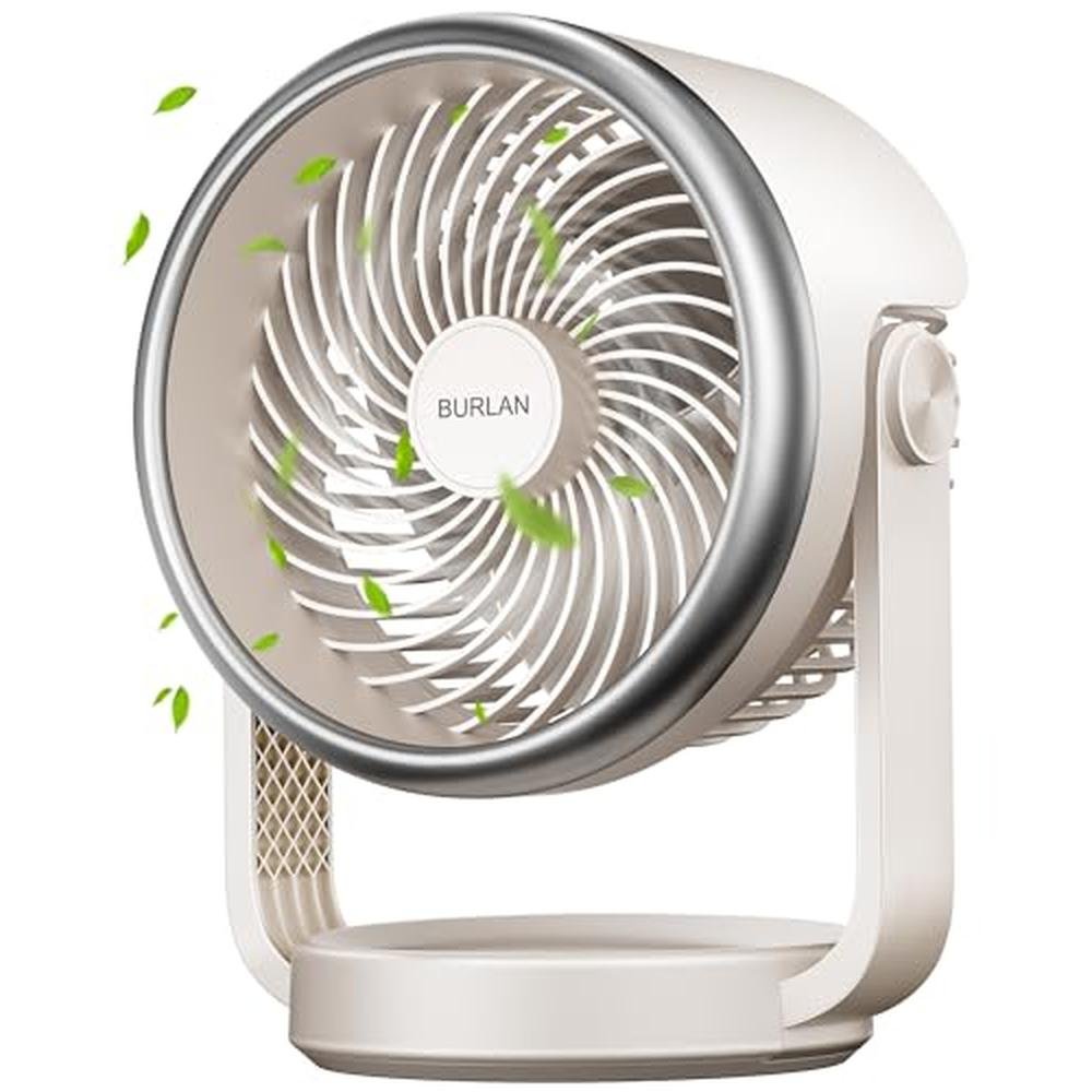 Fan Desk: 10-Inch Air Circulator – Front View