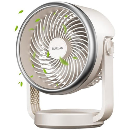 Fan Desk: 10-Inch Air Circulator – Front View