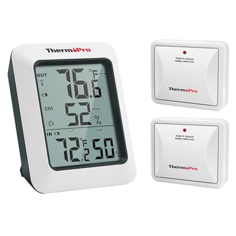 Thermometer Humidity: ThermoPro TP60-2 Digital Hygrometer – Front View
