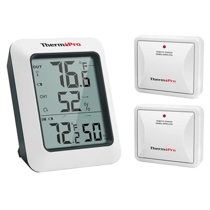 Thermometer Humidity: ThermoPro TP60-2 Digital Hygrometer – Front View