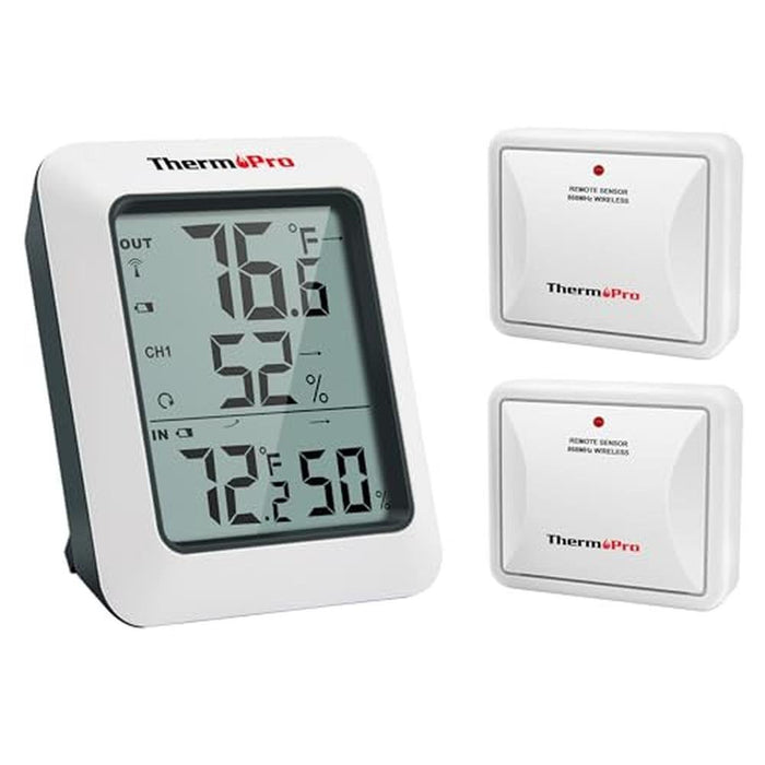 Thermometer Humidity: ThermoPro TP60-2 Digital Hygrometer – Front View