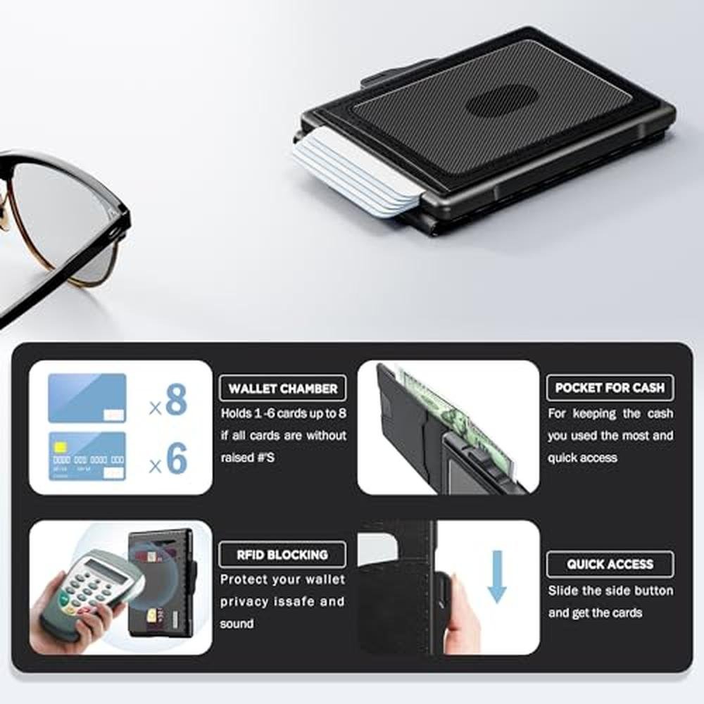 Wallet for Men: Pop Up Case – Side View