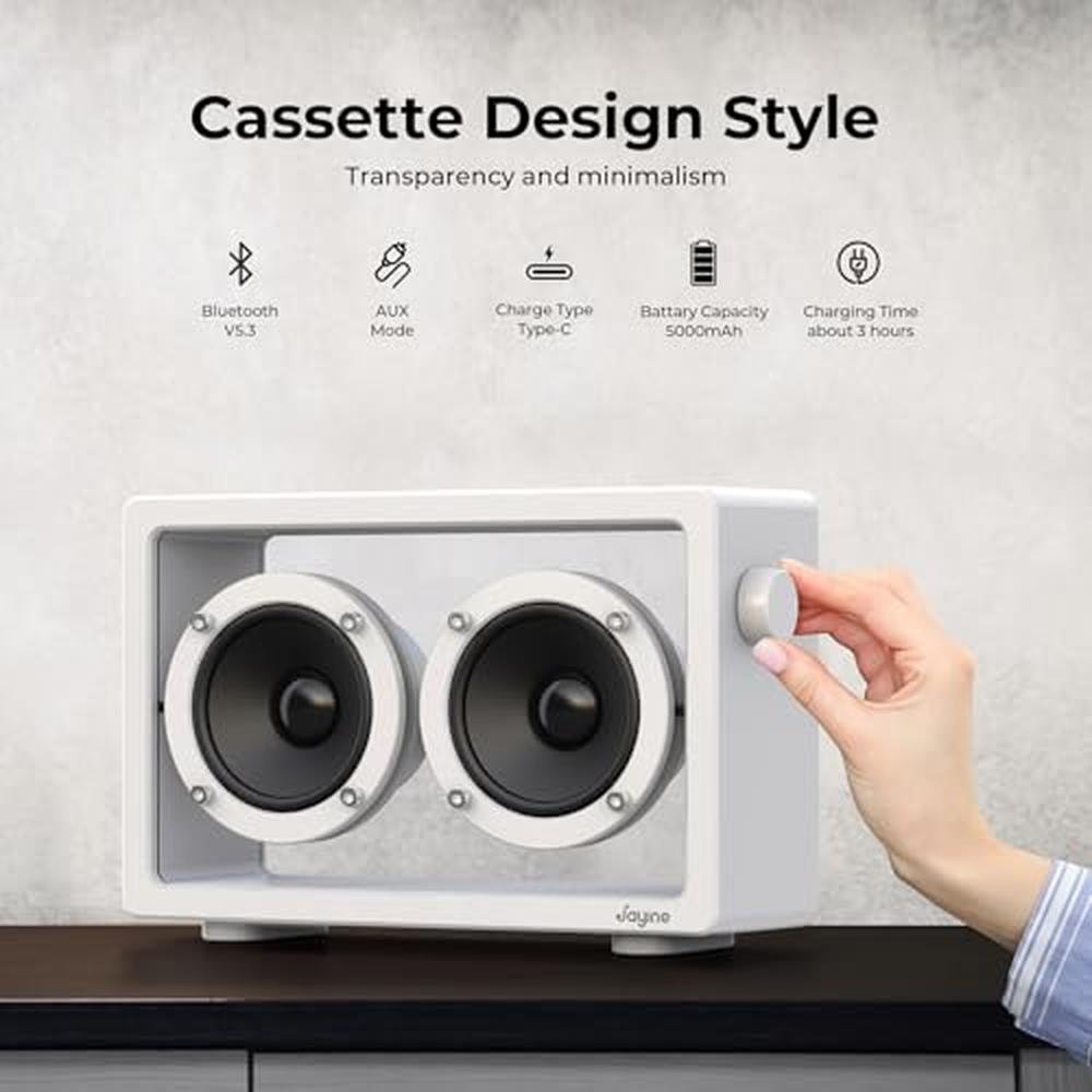 Bluetooth Jayine: JAYINE Cassette Portable Bluetooth – Close-up Detail
